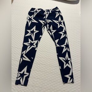 Perfect Moment Navy and White Star Print Leggings